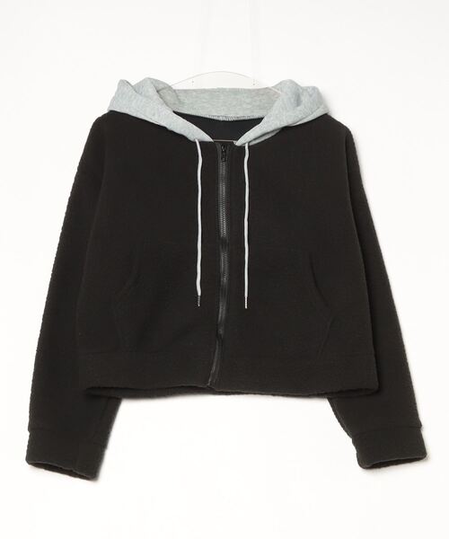 gossip！ロサンゼルス（ゴシップロサンゼルス）の「Y2K 【秋冬新作】  フードゆったりスウェットパーカー（パーカー・レディース・ブラック・M）」の22枚目の写真