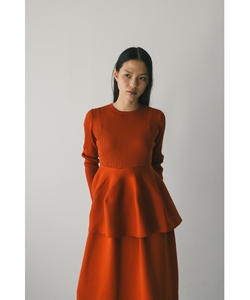 ドッキングフォルムニットワンピース（ワンピース）｜STYLEMIXER