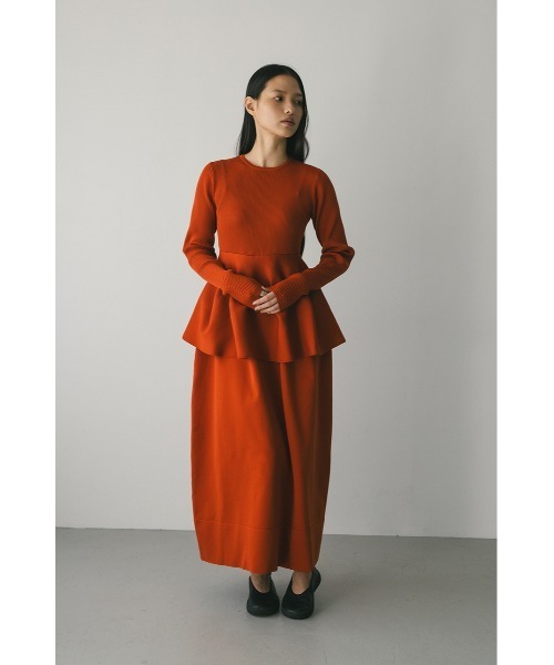 セール】ドッキングフォルムニットワンピース（ワンピース