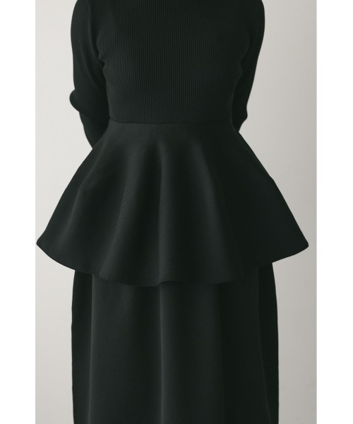 STYLEMIXER(スタイルミキサー)の「ドッキングフォルムニットワンピース(ワンピース・レディース・ブラック/カーキ/オレンジ・SMALL/MEDIUM)」の8枚目の写真