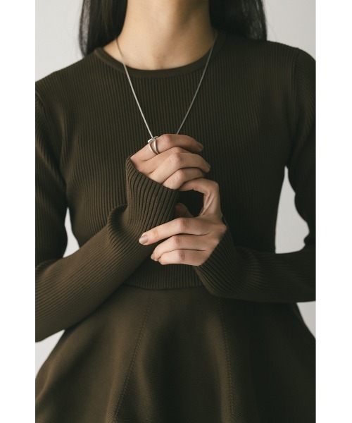 セール】ドッキングフォルムニットワンピース（ワンピース