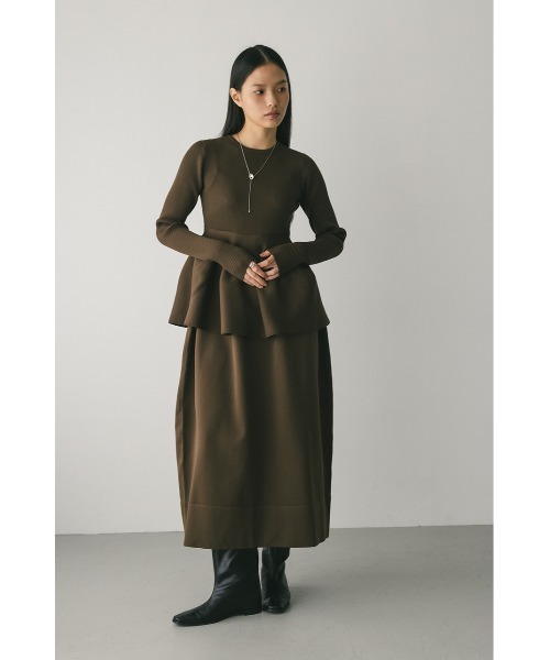 セール】ドッキングフォルムニットワンピース（ワンピース