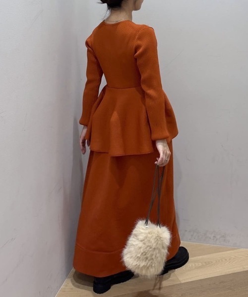 セール】ドッキングフォルムニットワンピース（ワンピース