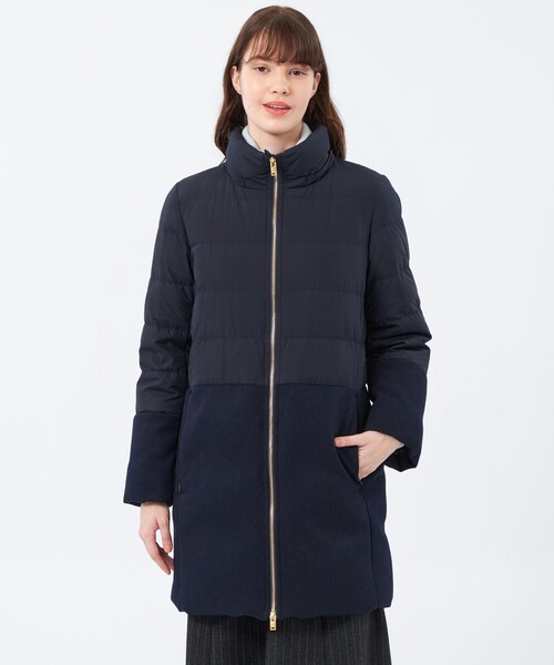 MACKINTOSH PHILOSOPHY ネイビー アウター コンビロングダウン（ダウンジャケット/コート）｜MACKINTOSH
