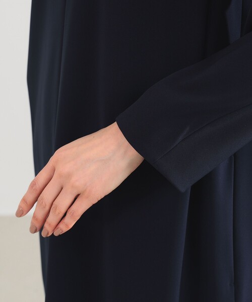 Demi-Luxe BEAMS(デミルクス ビームス)の「【セレモニー・フォーマル】プリーツカフス ワンピース*(ワンピース・レディース・ネイビー/ブラック・36/38)」の15枚目の写真