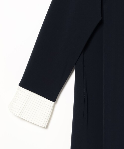 Demi-Luxe BEAMS(デミルクス ビームス)の「【セレモニー・フォーマル】プリーツカフス ワンピース*(ワンピース・レディース・ネイビー/ブラック・36/38)」の10枚目の写真