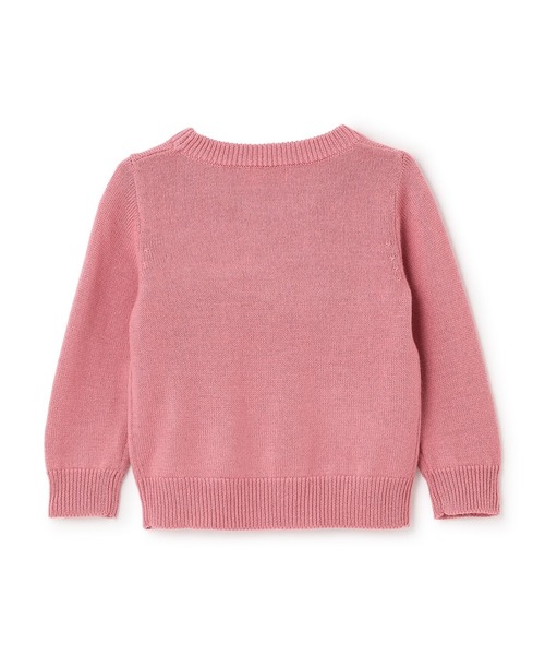 KP（ケーピー）の「mimiちゃんブランコ セーター 【ウォッシャブル】（ニット/セーター・キッズ・ピンク/オフホワイト・100cm/110cm/120cm/130cm/140cm/90cm）」の6枚目の写真