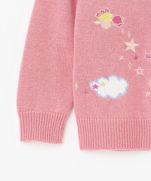 KP（ケーピー）の「mimiちゃんブランコ セーター 【ウォッシャブル】（ニット/セーター・キッズ・ピンク/オフホワイト・100cm/110cm/120cm/130cm/140cm/90cm）」の9枚目の写真