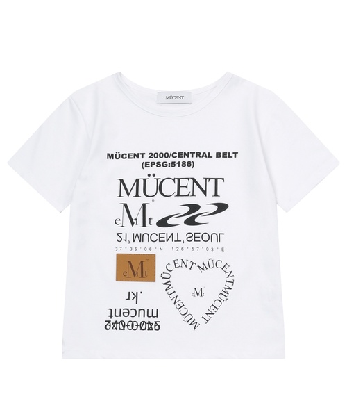MUCENT(ムセント)の「ソーホーシグネチャーロゴコレクション半袖Tシャツ(2カラー)(Tシャツ/カットソー・レディース・ホワイト/ブラック・SHORT)」の2枚目の写真