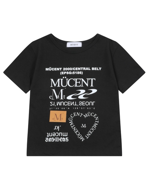 MUCENT(ムセント)の「ソーホーシグネチャーロゴコレクション半袖Tシャツ(2カラー)(Tシャツ/カットソー・レディース・ホワイト/ブラック・SHORT)」の1枚目の写真