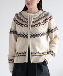 cepo | キュウシン柄ジップカーディガンJKT(カーディガン/ボレロ)