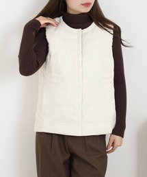 EGLANTINE（エグランティーヌ）の「EGLANTINE リバーシブル軽量ダウンベスト（ダウンベスト）」