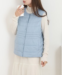 EGLANTINE（エグランティーヌ）の「EGLANTINE リバーシブル軽量ダウンベスト（ダウンベスト）」