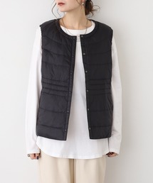 EGLANTINE（エグランティーヌ）の「EGLANTINE リバーシブル軽量ダウンベスト（ダウンベスト）」