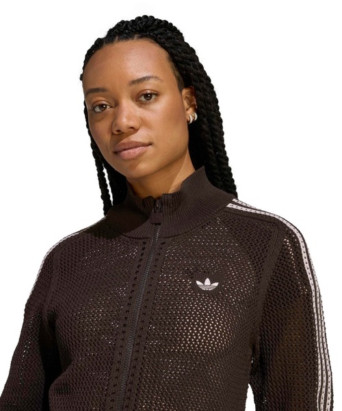adidas KNITTED CROCHET FIREBIRD TRACK TOP / アディダス ニット