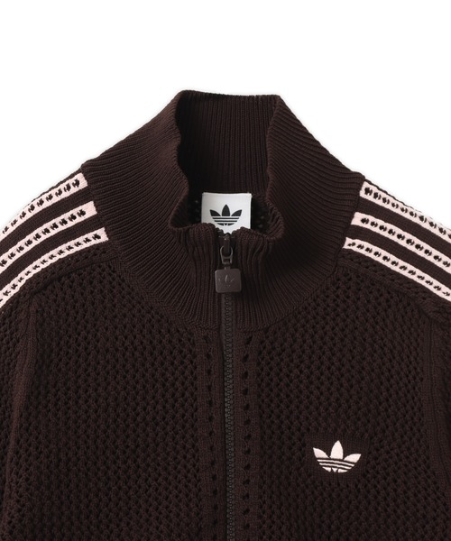 adidas KNITTED CROCHET FIREBIRD TRACK TOP / アディダス ニット