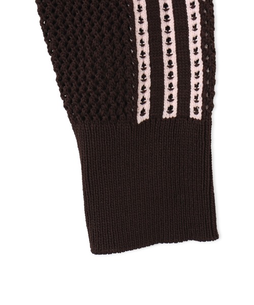 adidas KNITTED CROCHET FIREBIRD TRACK TOP / アディダス ニット