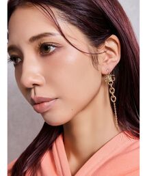 GYDA | JEYSUS Symmetry GYDAランダムchainピアス(ピアス（両耳用）)