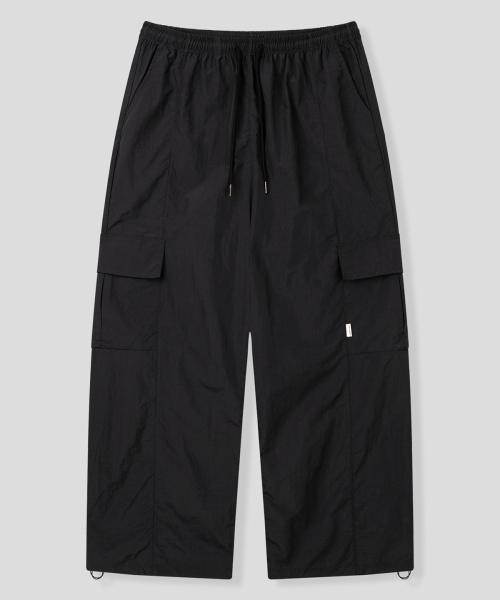 BLACK MOMENT（ブラックモーメント）の「ワイドフィットパラシュート[ベージュ]（スウェットパンツ・メンズ・ベージュ・LARGE/MEDIUM）」の6枚目の写真