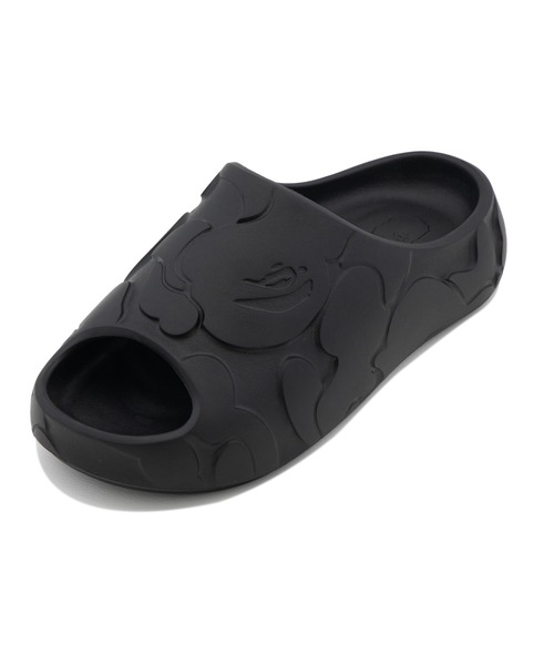 A BATHING APE(アベイシングエイプ)の「BAPE SLIDES #1(サンダル・メンズ・ベージュ/ブラック・12/9/10/8/11/13)」の7枚目の写真