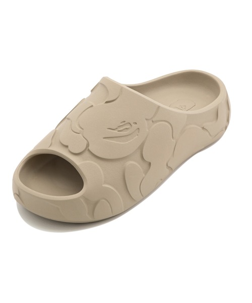 A BATHING APE(アベイシングエイプ)の「BAPE SLIDES #1(サンダル・メンズ・ベージュ/ブラック・12/9/10/8/11/13)」の8枚目の写真