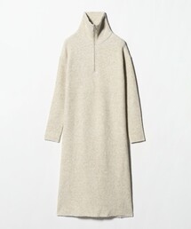 A DAY IN THE LIFE UNITED ARROWS | ハーフジップ ニットワンピース ‐ウォッシャブル‐<A DAY IN THE LIFE>(ワンピース)