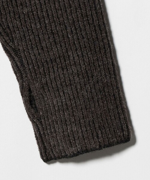 A DAY IN THE LIFE UNITED ARROWS(アデイインザライフユナイテッドアローズ)の「ハーフジップ ニットワンピース ‐ウォッシャブル‐<A DAY IN THE LIFE>(ワンピース・レディース・ナチュラル/ダークブラウン・FREE)」の12枚目の写真