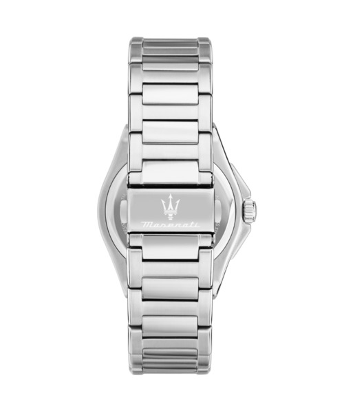 Maserati（マセラティ）の「「Maserati/マセラティ」ベロチタ スリム - 40mm シルバー ブレスレット（アナログ腕時計・メンズ・スカイブルー/シルバー×ブラック・40mm）」の11枚目の写真