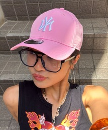 HOMEGAME（ホームゲーム）の「ニューエラ【NEW ERA】-  ニューヨーク ヤンキース キャップ 【New York Yankees 9FORTY MATT POLY BALL CAP LIGHT PINK 13703406】（キャップ）」