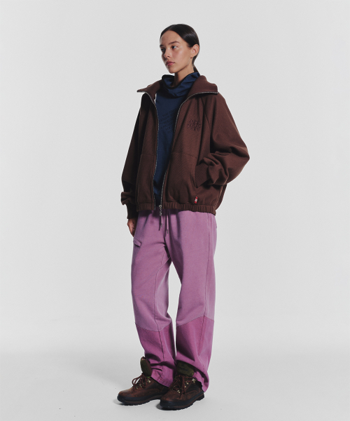 MENASOO（ミナス）の「Waffle Mink Daily Hooded Zip Up_Brown（パーカー・レディース・ブラウン・F）」の14枚目の写真