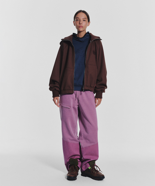 MENASOO（ミナス）の「Waffle Mink Daily Hooded Zip Up_Brown（パーカー・レディース・ブラウン・F）」の16枚目の写真