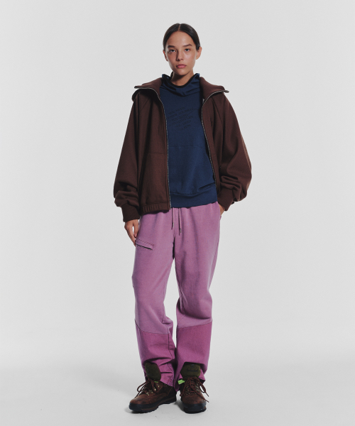 MENASOO（ミナス）の「Waffle Mink Daily Hooded Zip Up_Brown（パーカー・レディース・ブラウン・F）」の18枚目の写真