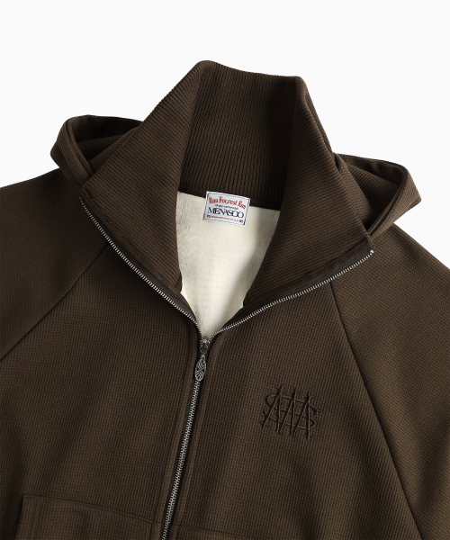 MENASOO（ミナス）の「Waffle Mink Daily Hooded Zip Up_Brown（パーカー・レディース・ブラウン・F）」の21枚目の写真