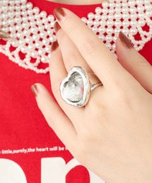 OtroAccesorio | 【OtroAccesorio】wavy heart RING(リング)