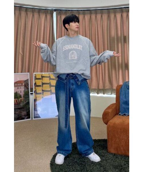 SSIN AND LEE(シンアンドリー)の「ワイドベルト付きデタッチャブルダブルジーンズ(デニムパンツ・メンズ・その他・X-LARGE)」の13枚目の写真
