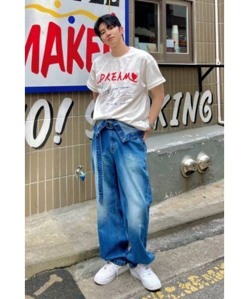 SSIN AND LEE(シンアンドリー)の「ワイドベルト付きデタッチャブルダブルジーンズ(デニムパンツ・メンズ・その他・X-LARGE)」の21枚目の写真