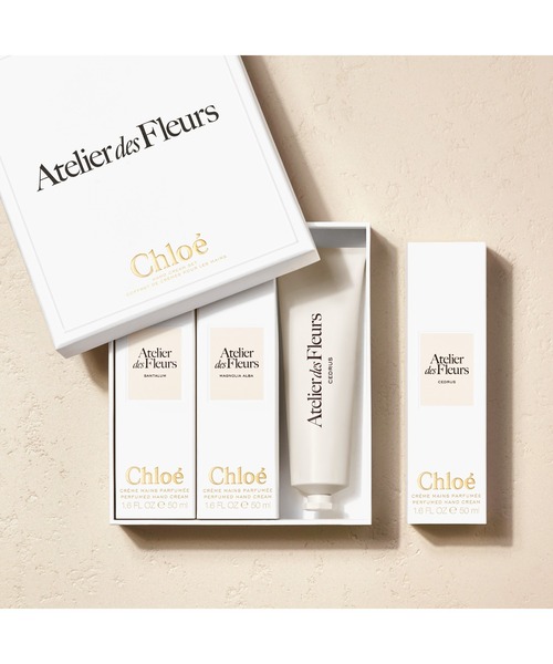 Chloé Atelier des Fleurs ハンドクリーム 50ml クロエ アトリエ デ フルール シダー パフュームド ハンドクリーム