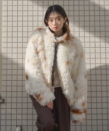 ファーコート フェイクファー ショート丈」に該当するファッション通販