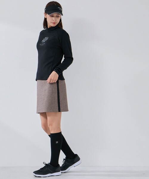 JUN&ROPE'（ジュンアンドロペ）の「ボンバーヒート長袖モックプルオーバー/保温//Oggi掲載（Tシャツ/カットソー・レディース・ホワイト/ブラック・L/S/M）」の20枚目の写真