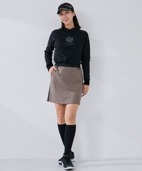 JUN&ROPE'（ジュンアンドロペ）の「ボンバーヒート長袖モックプルオーバー/保温//Oggi掲載（Tシャツ/カットソー・レディース・ホワイト/ブラック・L/S/M）」の18枚目の写真