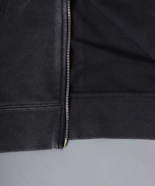 SITRY（シトリー）の「Trival Logo Embroidery Zip Hoodie/トライバルロゴ オーバーサイズ ショート丈 ダブルジップ フルジップパーカー フーディー パーカー スウェット レディース メンズ（パーカー・メンズ・チャコール/ブラウン/ピンク・L/M）」の17枚目の写真