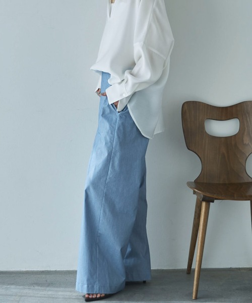 Doux archives(ドゥアルシーヴ)の「ストレッチリネンベイカーパンツ(その他パンツ・レディース・グリーン系その他/イエロー/サックスブルー・MEDIUM/LARGE)」の20枚目の写真