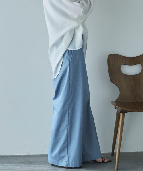 Doux archives(ドゥアルシーヴ)の「ストレッチリネンベイカーパンツ(その他パンツ・レディース・グリーン系その他/イエロー/サックスブルー・MEDIUM/LARGE)」の16枚目の写真