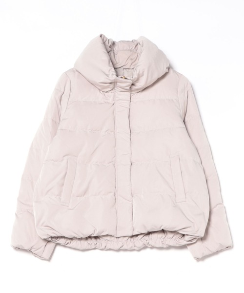 STRAWBERRY-FIELDS（ストロベリーフィールズ）の「ピーチスキンダウンジャケット（ダウンジャケット/コート・レディース・ブラック/ブラウン/グレイッシュベージュ・2）」の7枚目の写真