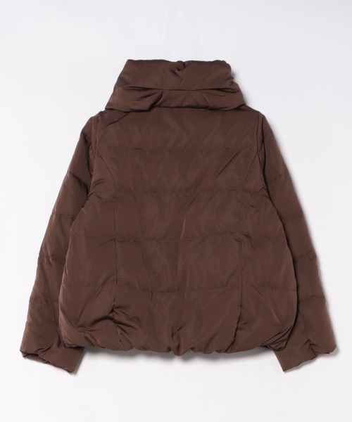 STRAWBERRY-FIELDS（ストロベリーフィールズ）の「ピーチスキンダウンジャケット（ダウンジャケット/コート・レディース・ブラック/ブラウン/グレイッシュベージュ・2）」の5枚目の写真