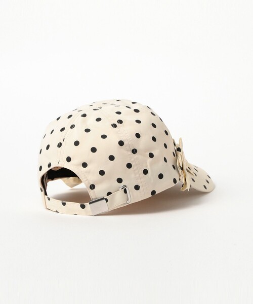 Ray BEAMS(レイビームス)の「Casselini / フロント リボン キャップ 26SS(キャップ・レディース・ホワイト/ブラック・ONE SIZE)」の6枚目の写真