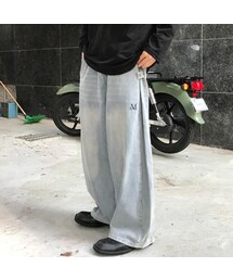 フルイドシグネチャーサイドボタンパンツ(2カラー)