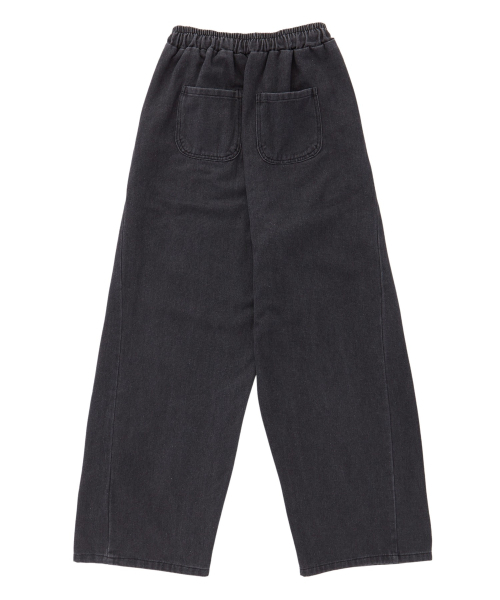MUCENT(ムセント)の「フルイドシグネチャーサイドボタンパンツ(2カラー)(デニムパンツ・レディース・ブラック/スカイブルー・1/2)」の20枚目の写真