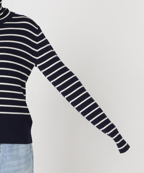 セール】cashwool border turtle ニット（ニット/セーター）｜Plage