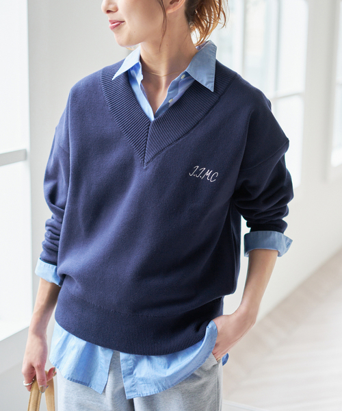 J.J.Mercer / ジェイジェイマーサー 別注Vネックプルオーバー（ニット